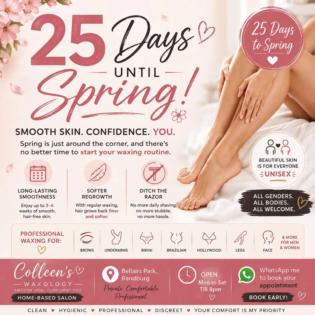 Colleen's spring waxing campaign